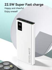 1 Pin dự phòng di động 10000/20000mAh, Sạc nhanh PD22.5W, Có màn hình hiển thị nguồn LED, Pin dự phòng mini thời trang di động - Nhiều màu - Xem 3