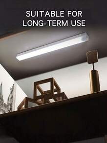Striscia luminosa a LED con rilevamento di movimento a risparmio energetico, luce per armadi e credenze, luce notturna senza fili a LED, retroilluminazione per scale, ricaricabile, adatta per bagni, camere da letto, stanze, cucine, armadi, scale, corridoi e credenze