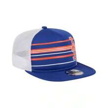 Men's Royal New York Mets 9FIFTY A-Frame Trucker Snapback Hat |  | Men Baseball Cap