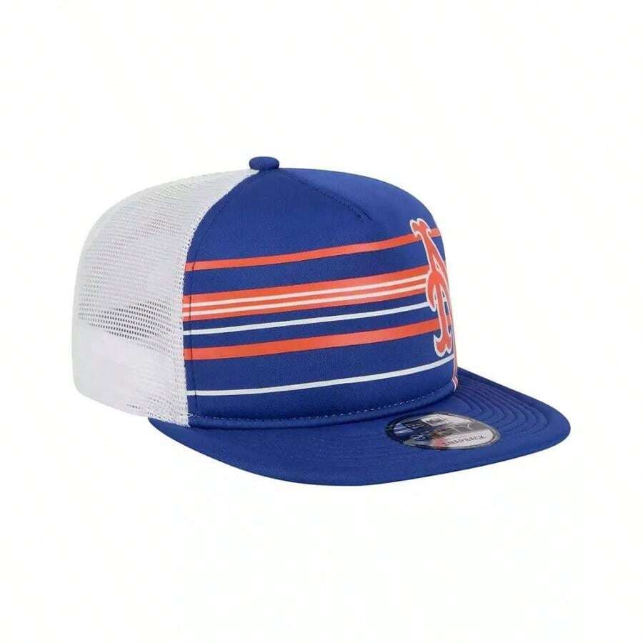 Men's Royal New York Mets 9FIFTY A-Frame Trucker Snapback Hat |  | Men Baseball Cap