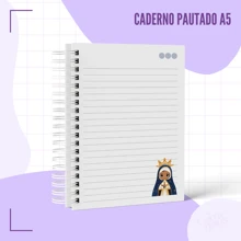 2025 Agenda With Lined Core - Daily Planner For Notes And Organization 200 Pages Our Lady - A5 - View 2