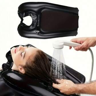 Easy-Carry Shampoo Basin For Elderly & Pregnant - Comfortable, Lightweight Hair Wash Tray With Chair Support