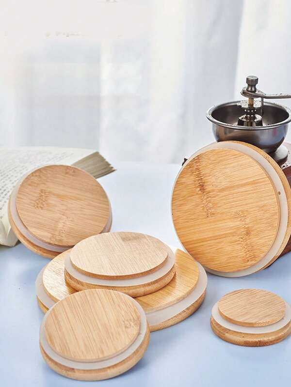 1 st. houten flessendop, afsluitbare flessenaccessoiredop, deksel voor waterbeker/voedselopslagpot