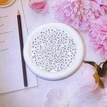 100/500pcs 0-9 Acrylic Number Beads Round Bracelet Making Kit, 4x7mm Heart Shaped Beads, White + Black Spacer Beads, Friendship Bracelet DIY Set - Multicolor - View 5