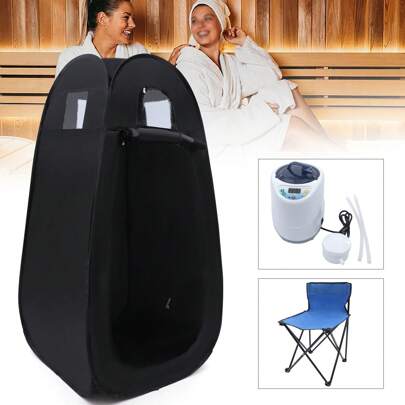 kangten Portable Sauna Set Full Size Tent Personal Steam Sauna Home Spa Slimming  Full Body Detox Therapy
