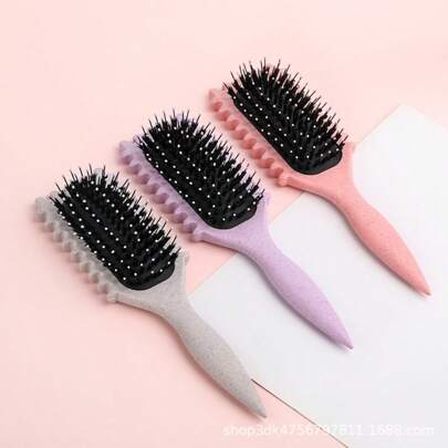 Hair brushes Brosse définissante pour boucles prête pour l'été - Outil de démêlage anti-frisottis sans traction pour un coiffage de cheveux bouclés sans effort, obtenir des boucles parfaites