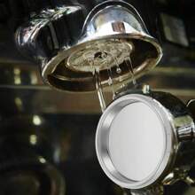 1pc Coffee Machine Blind Filter, 51/54/58mm Stainless Steel Back Flush Insert Blind Filter, Espresso Machines Cleaning Disc, Place Into Portafilter To Backflush Coffee Machine, Coffee Espresso Machine Cleaning Accessories Back To School