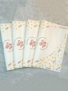 50 张/100 张汉堡/三明治包装纸、防油蛋糕卷、汉堡和糕点/面包衬纸 - 彩色 - 查看 21