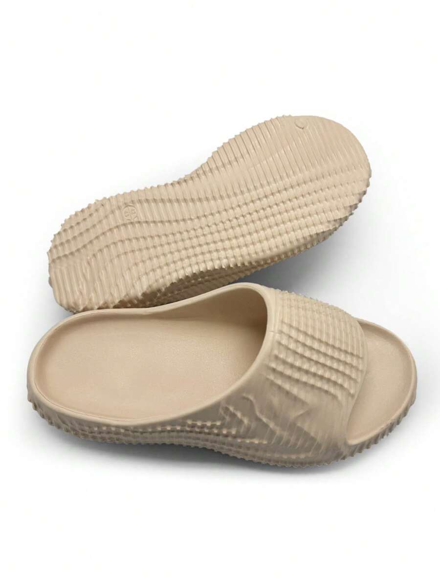 Men's Casual Comfortable Slippers For Daily Wear And Home Use - Beige - View 1