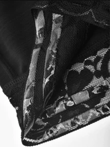 1 Pc Women High Waist Shapewear Bottoms,Colombian Butt Lifting And Tummy Control Short,Slimming,Flat Belly ,Flat-Angle Shaping Panties,Jumpsuit,Anti-Slip,Body Shaper Leggings,Tight-Fitting,Zipper,Hooks ﻿ - Black - View 8