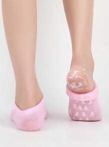 Chaussettes femme antidérapantes Gel sans col avec silicone, masque gommant hydratant pour les pieds, adoucit les callosités, intérieur