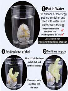 5/10/20/60/240 Fun Crack Egg Hatching - Dissolve In Water And Expand, Creative Birthday Gift For 14 Years And Above