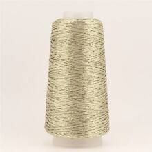 Colorful Unique Gold Silver Sparkly Crochet Metallized Threads Yarns For Hand Knitting DIY Glitter Craft Bag Needlework 5M - Multicolor - View 12