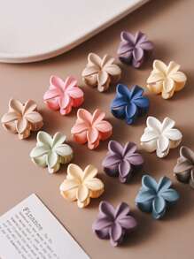 30 件女士彩色雏菊花爪夹，迷你优雅发夹，适合凌乱的头发，春季主题发饰