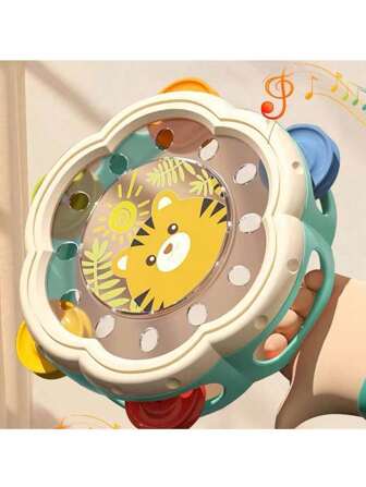 1set Tambourine Drum - Hand Held Percussion Instrument With Jingles For Musical Education, Gifts, Games,Children's Party(New And Old Models Will Be Sent Randomly,Accessories Color Random)