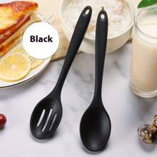Set de 2 piezas, cuchara, cuchara para queso, cuchara de silicona para ensalada, cuchara ranurada de silicona, cuchara pequeña, cuchara sopera, cuchara de postre, cuchara pequeña para sopa, cuchara de arroz, cuchara redonda para sopa
