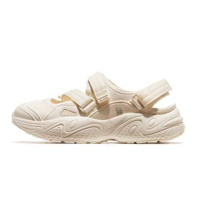 CAMEL CROWN 女士运动鞋凉鞋女款2024夏季户外轻便软底魔术贴鞋