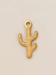 1Pc Personalized Stainless Steel Pendant, DIY Jewelry Accessories, Drip Oil Coating Pattern, Suitable For Bracelets, Necklaces, Earrings