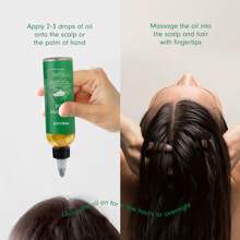MBOAH Cold Pressed Batana Oil For Hair & Scalp - 3.5fl.Oz (100ml), Pure Conditioner With Fatty Acids & Vitamins, Moisturizing Care For Dry Hair, For Men & Women, Winter Hair Care Solution, Batana Oil - màu xanh lá - Xem 4