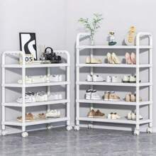 Multi-Tier Shoe Rack, Entrance Hall Dust-Proof Shoe Cabinet, Economical Multifunctional Shoe Rack For Dorm - Multicolor - View 2