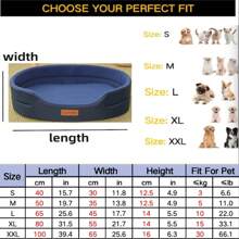 1 pièce Lit/tapis pour animaux de compagnie en tissu Oxford et sherpa, imperméable, anti-fuite, anti-salissures, anti-morsure, amovible et lavable, doux et confortable, chaud, pour petits, moyens et grands chiens et chats, toutes saisons, de haute qualité, disponible en plusieurs couleurs - Multicolore - Voir 22