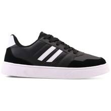 Men's Casual Tennis Shoes Original Comfortable And Durable R1712 - Black and White - View 1