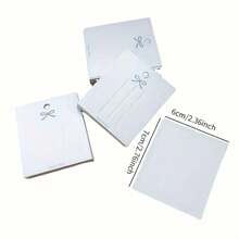 50 chiếc 6.6x11.5cm Thẻ giấy Kraft trống Kẹp tóc Barette Thẻ trưng bày trang sức Thẻ giá Kẹp tóc Bao bì Hộp đựng - 50 chiếc - Xem 11