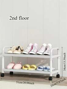 Multi-Tier Shoe Rack, Entrance Hall Dust-Proof Shoe Cabinet, Economical Multifunctional Shoe Rack For Dorm - Multicolor - View 11