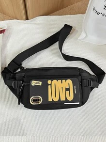 Solid-Color Nylon Casual Shoulder Bag, A Multi-Functional Men's Casual Bag. It Is Suitable For Use During Halloween And Christmas, As A College Travel Bag, And Can Be Used By Men As A Shoulder Bag. It Is Also An Excellent Choice For Gifts, Such As A Holiday Storage Bag, A Messenger Bag, A Shoulder Bag, A Rider Bag, Etc. Belts - Multicolor - View 9