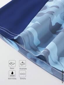 KOOFIN GEAR Outdoor High Performance Fishing Shirt Soft And Breathable Fabric With Raglan Sleeves Fishing Wear - Blue - View 7