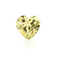 One 100% Yellow Sapphire Loose Heart Cut Gemstone For Charms Advanced Jewelry Making Materials DIY - Yellow - View 12