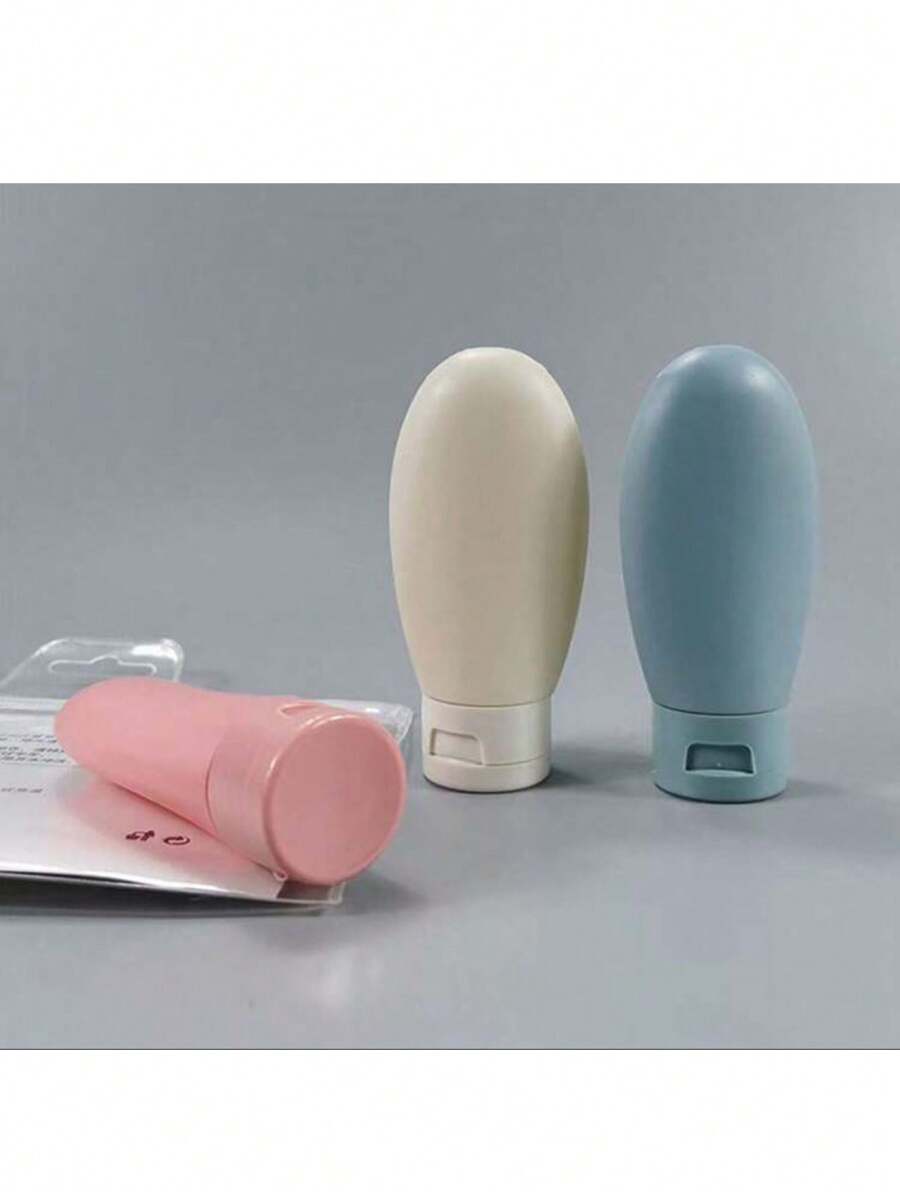 1pc/3pcs Leakproof Refillable Container,Squeezable Travel Size Container,Fill Cosmetic Shampoo Liquid Bottle Set,Travel Wash Bottle Shampoo Travel Container Travel Shampoo Container PP Lotion Bottle, Travel Essentials Back To School