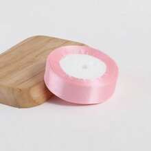 1pc Black Green Ribbon Handmade DIY Rose Flower Ribbon 21meters Long Polyester Webbing Packaging Webbing, Home Decor, Scene Decor, Theme Party Decor