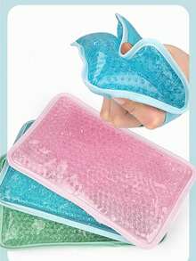 冷热疗法凝胶珠冰袋 PVC 双面手持冰袋 带绑带 - 彩色 - 查看 3