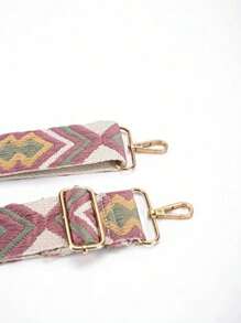 Unisex Geometric Retro Pattern Jacquard Strap, Simple Fashionable Casual Daily Wear - Multicolor - View 4