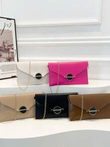 Fashion Handbag, Envelope Bag, Portable Tote Bag, Contrasting Colors, Fashionable Handbag, Change Key, Shopping Handbag, Good-Looking - Multicolor - View 2