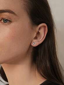 Pendientes de árbol de la vida de plata de ley 925, árbol de la luna con diamantes incrustados, pendientes de moda personalizados, regalo exquisito, versátil para uso diario, regalo de cumpleaños, regalo de evento