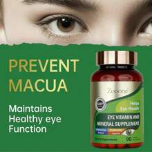 Zooone-Lutein 180 Mg With Zeaxanthin For Eye Health -90 Tablets For Healthcare -Vitamin Supplement For Optimal HealthFitness - 其他 - 查看 4