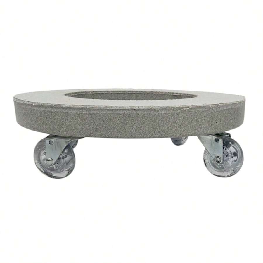 Caster For Plant Pots With Wheels Of Different Sizes And Colors In Polyethylene, A Lightweight And Resistant Material - Sand - View 1
