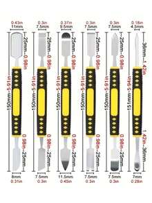 6pcs Metal Pry Bar Cellphone Repair Tool Set, Suitable For Disassembling Tablets, Opening Shells And Disassembling Mobile Phones - Multicolor - View 3