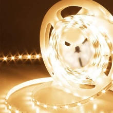 3.28-49.21英尺 USB灯带，5V白光/暖白光LED灯，按钮控制，柔性USB灯带，带背胶，电视背光灯，家居装饰照明，适用于电视背光、卧室、橱柜、派对DIY照明装饰 - 暖白光 - 查看 6