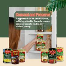 1pc Fake Soup Can Diversion Safe - Keep Your Valuables Safe - Storage Home Security - RAVIOLI - Jar - View 6
