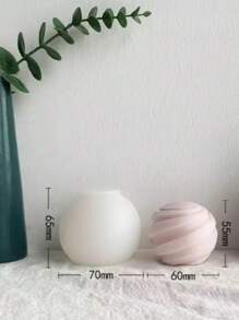 Multifunctional Rotatable Ball DIY Handmade Fragrance Plaster Silicone Mold - White - View 2