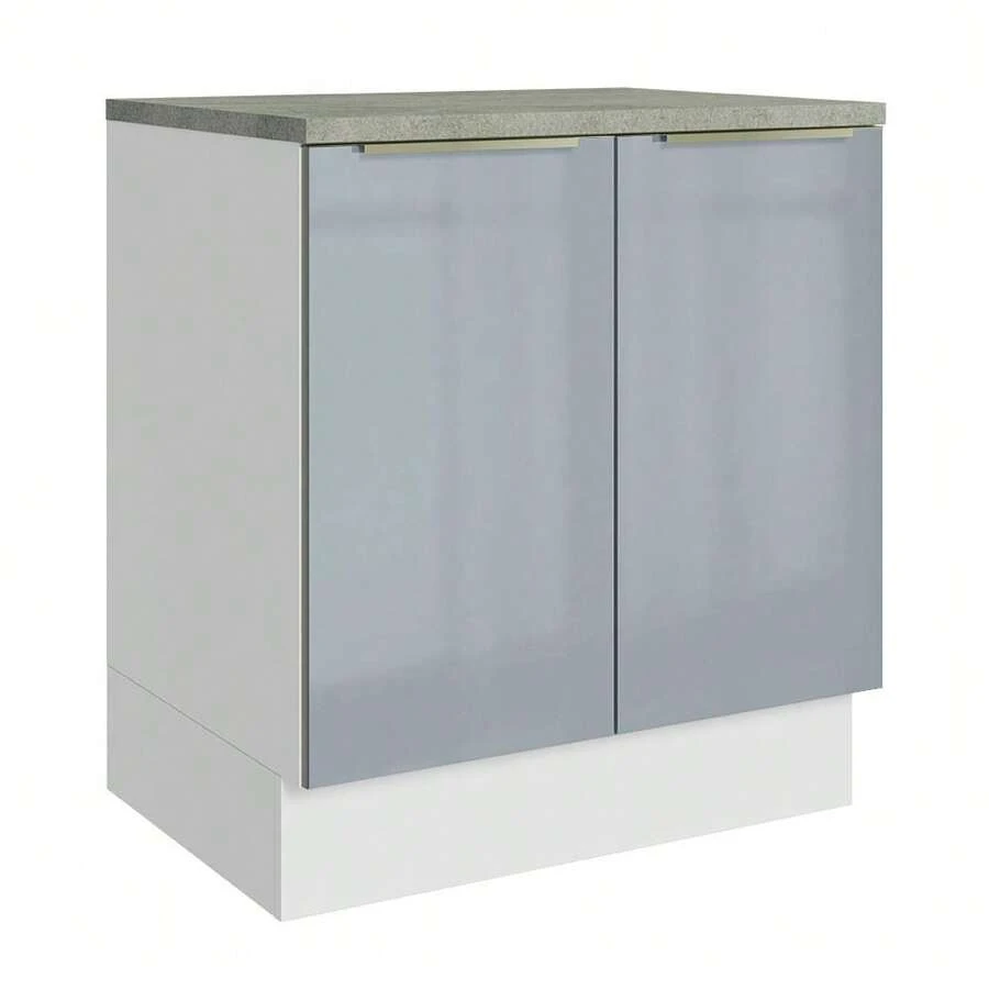 MADESA Baker's Racks - White and Gray - View 1