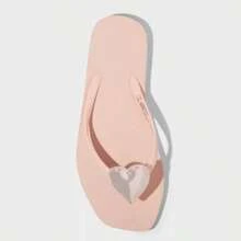 Women's Heart Thong Flip Flop Sandals - Shade & Shore™ Roseanne Blush - 1 - 查看 3