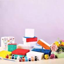 1/2/3/5/6/10pcs, DIY Polystyrene Craft Foam Blocks - Durable Engraving And Floral Arrangement Foam For School Projects And Center Decorations - Art & Handmade Materials