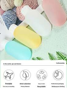 3-teiliges Set mit individuell gestalteten 60ml Reisespender Flaschen, geeignet für Kosmetika, Shampoo, Make-up Reinigungsöl. Dies sind leere Quetschflaschen, praktisch für den Außeneinsatz und können mit ins Flugzeug genommen werden. Sie sind ideal für Geschäftsreisen, Reisen, Schulrückkehr und können auch als kleine Geschenke für Freunde dienen.