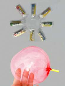 15pcs Bubble Blowing Glue, Party Game Enjoy Nostalgic Bubble Blowing Game - Multicolor - View 2