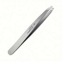1 Piece Of Precision Stainless Steel Tweezers - Easy To Remove Facial And Inward Hair - Portable Beauty Tool - Silvery - View 1