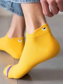 10 Pairs Men's Sports Short Socks Fun Novelty Boat Socks Outdoor Sweat Deodorizing Breathable Boat Socks Summer Running Yoga Workout Low-Top Short Socks